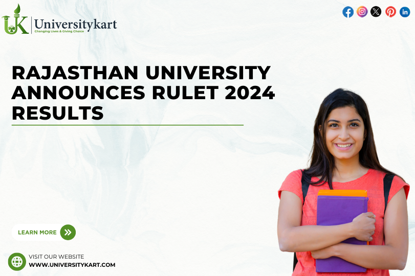 Rajasthan University Announces RULET 2024 Results