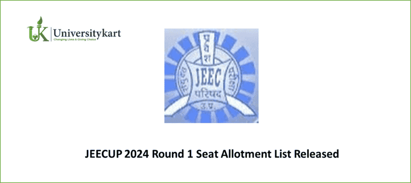 JEECUP 2024 Round 1 Seat Allotment