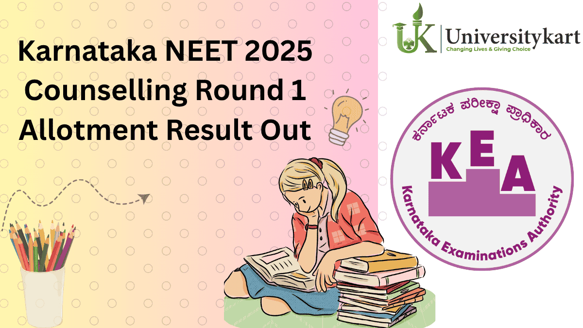 Karnataka NEET UG 2025 Round 1 Seat Allotment Result