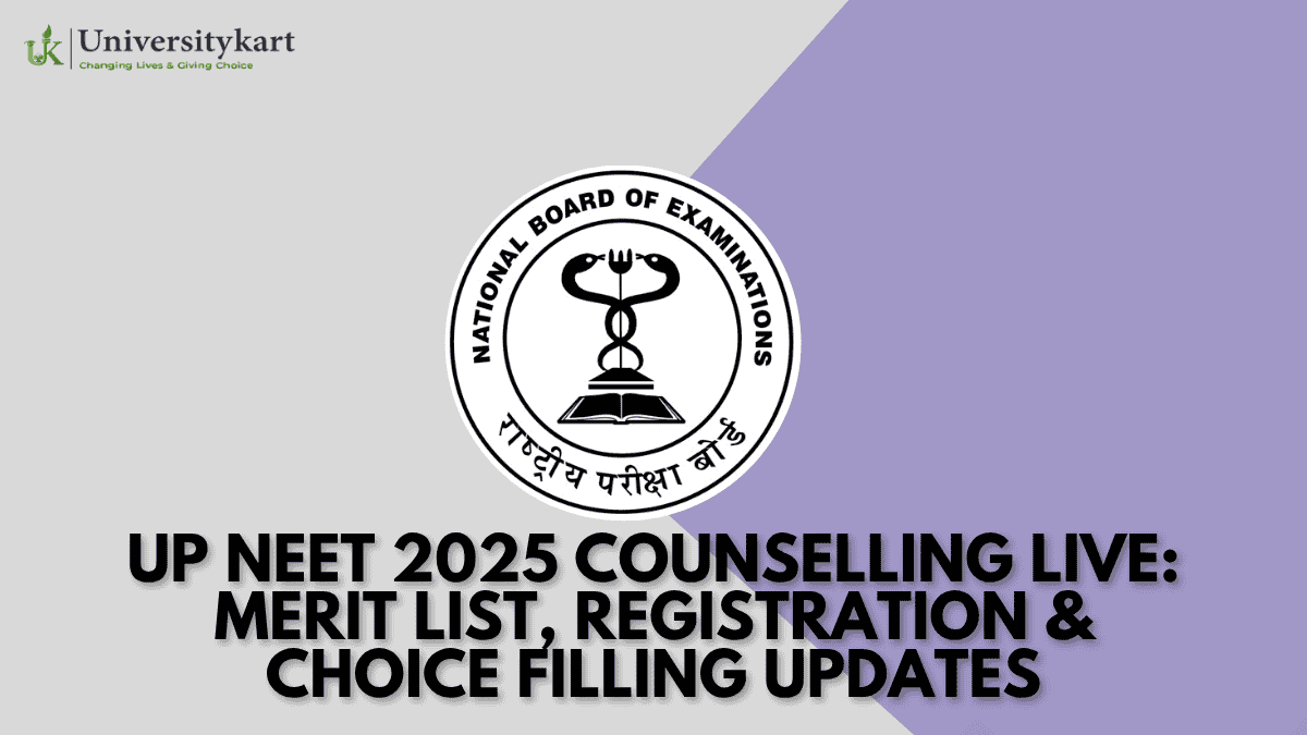 UP NEET 2025 Counselling Live