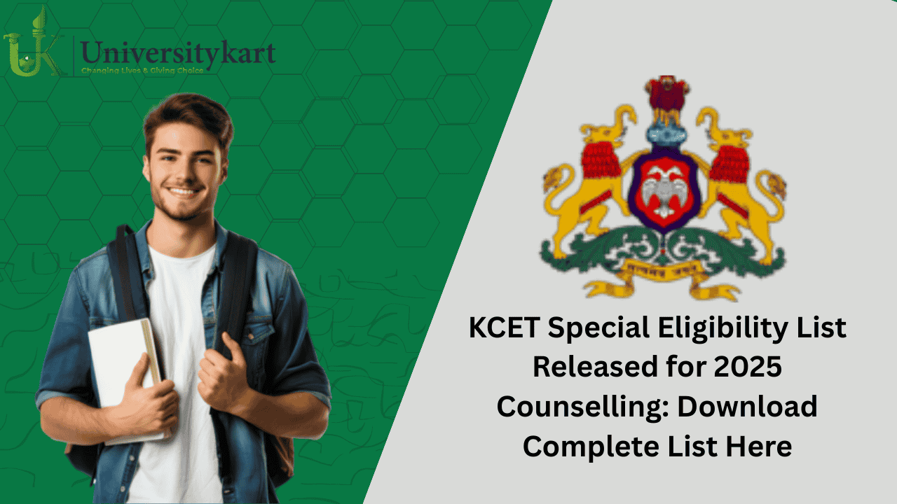 KCET Special Eligibility List Released 