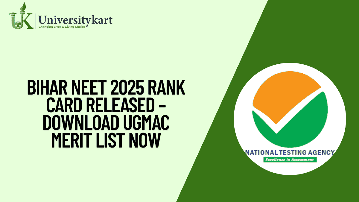 Bihar NEET 2025 Rank Card
