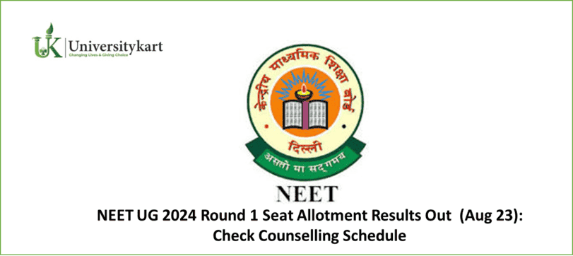 NEET UG 2024 Round 1 Seat Allotment