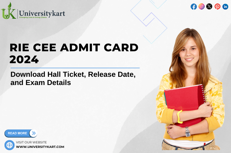 RIE CEE Admit Card 2024