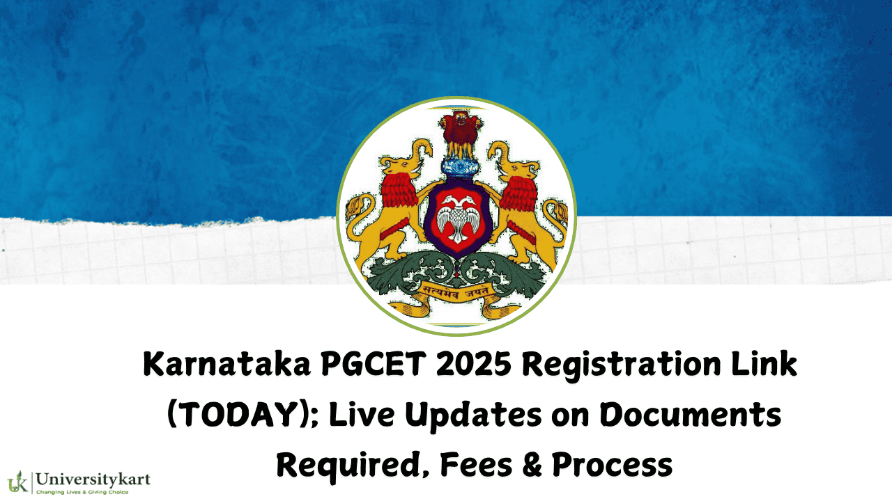 Karnataka PGCET 2025 Registration Link 