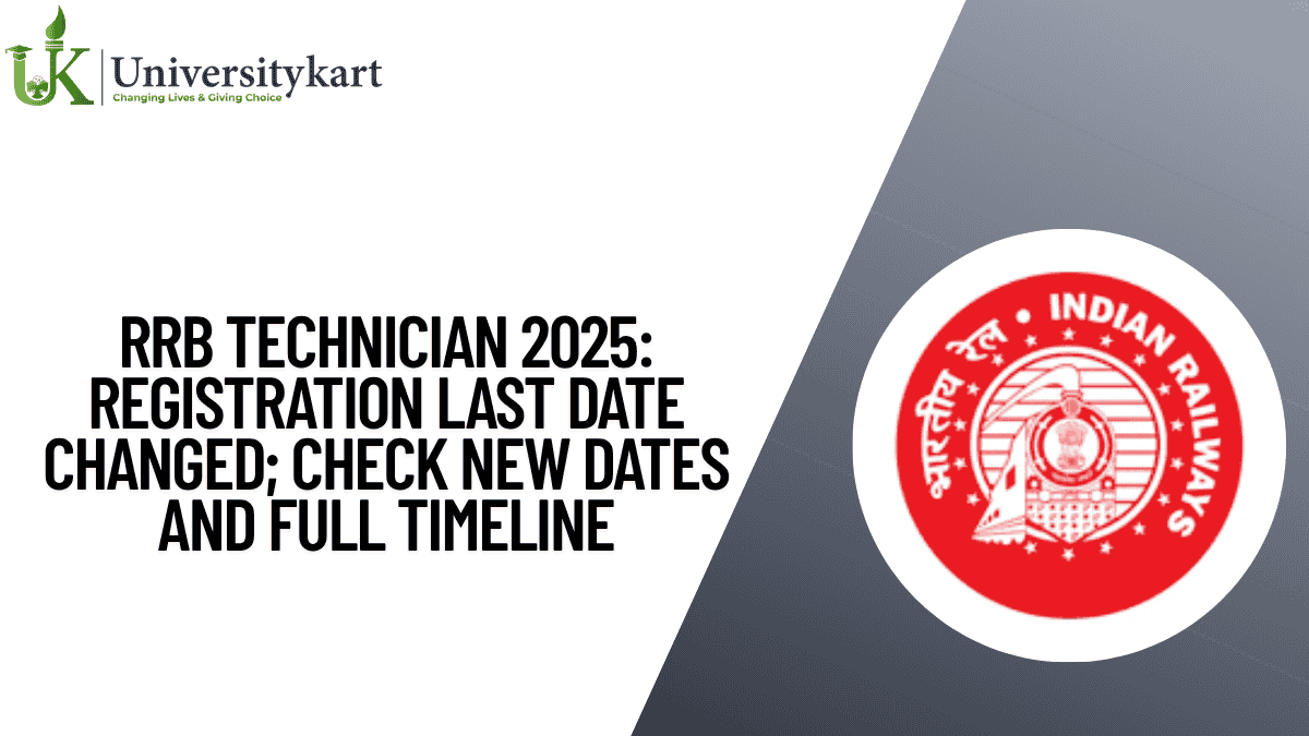 RRB Technician Registration 2025 