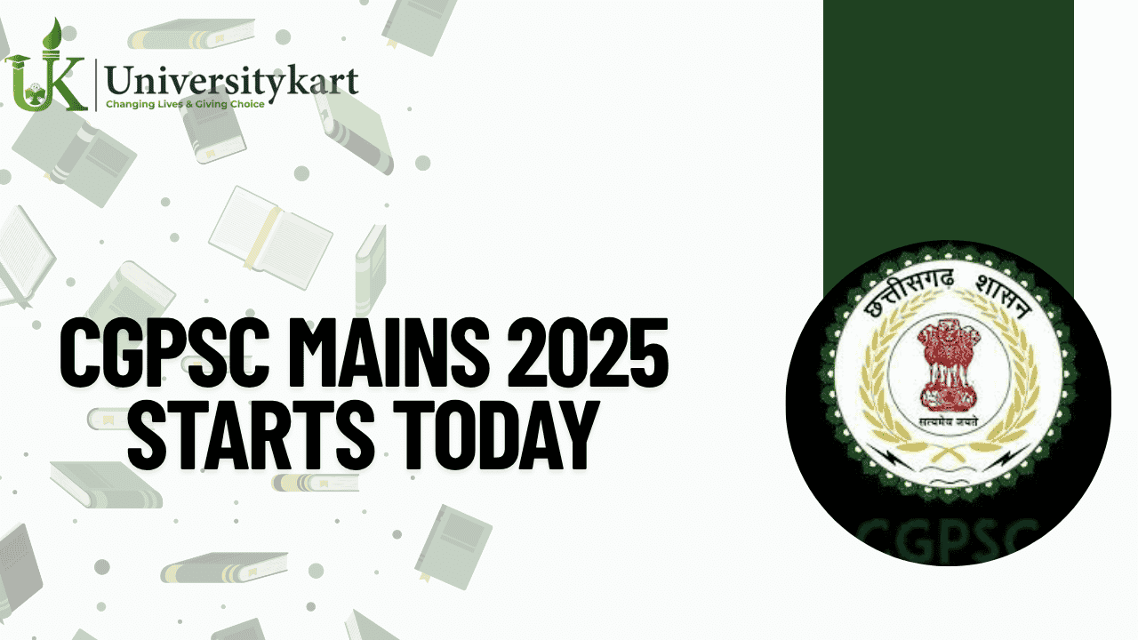 CGPSC Mains 2025 Starts Today 