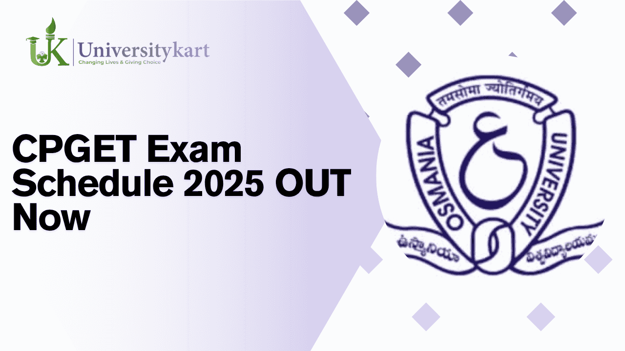 CPGET Exam Schedule 2025 OUT Now 