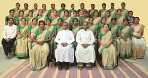 Staff Group Photo Holy Cross College Of Education, Tiruchirappalli in Tiruchirappalli
