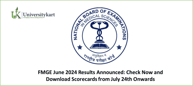 FMGE June 2024 Results Announced