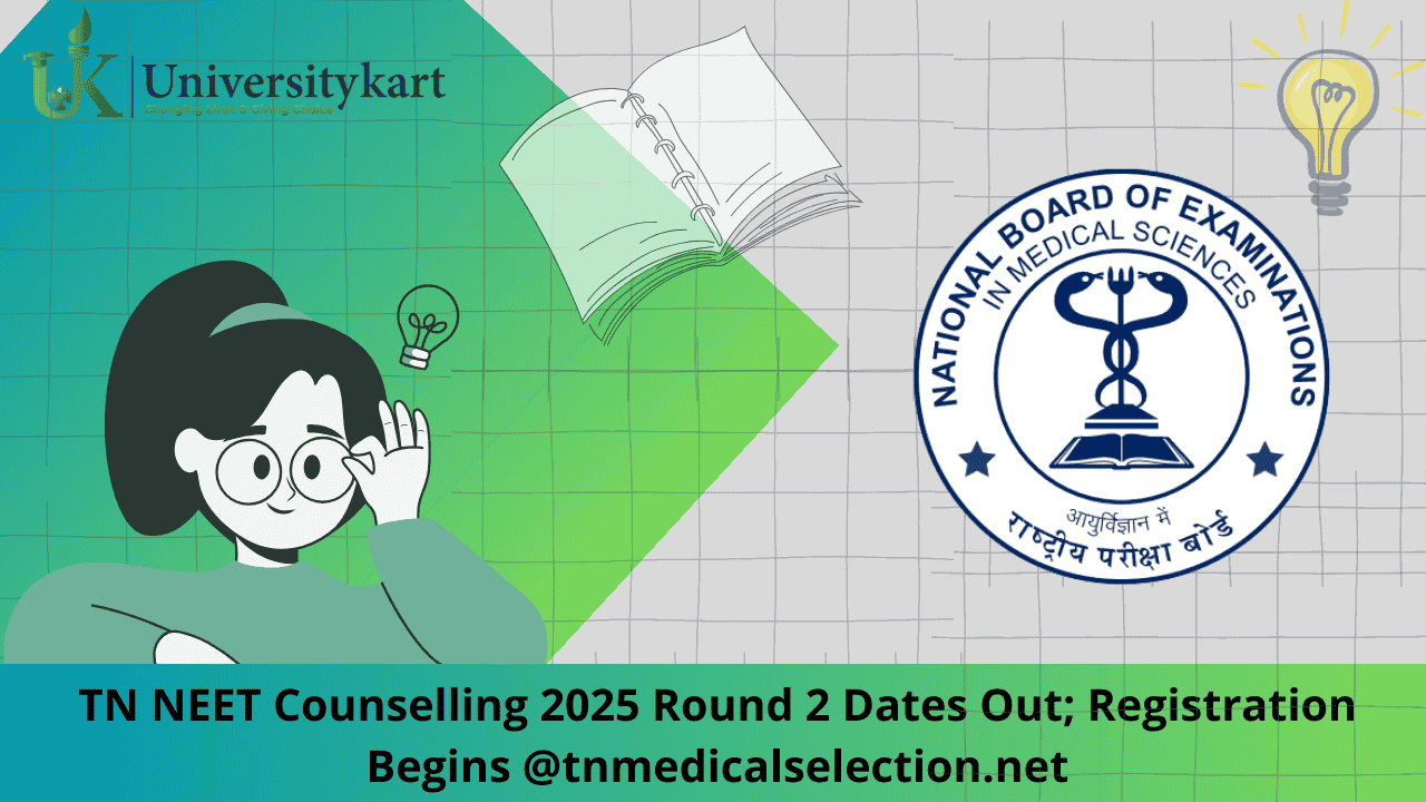 TN NEET Counselling 2025 Round 2 Dates Out