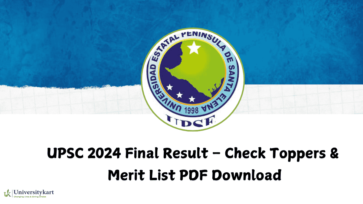 UPSC 2024 Final Result