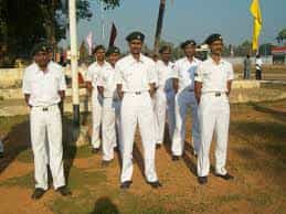 NCC at Pithapur Rajah's Government College, Kakinada in East Godavari	