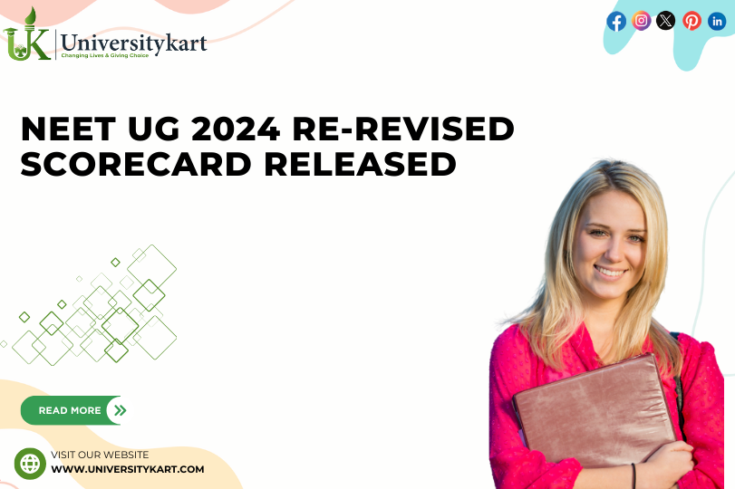 NEET UG 2024 Re-revised Scorecard Released