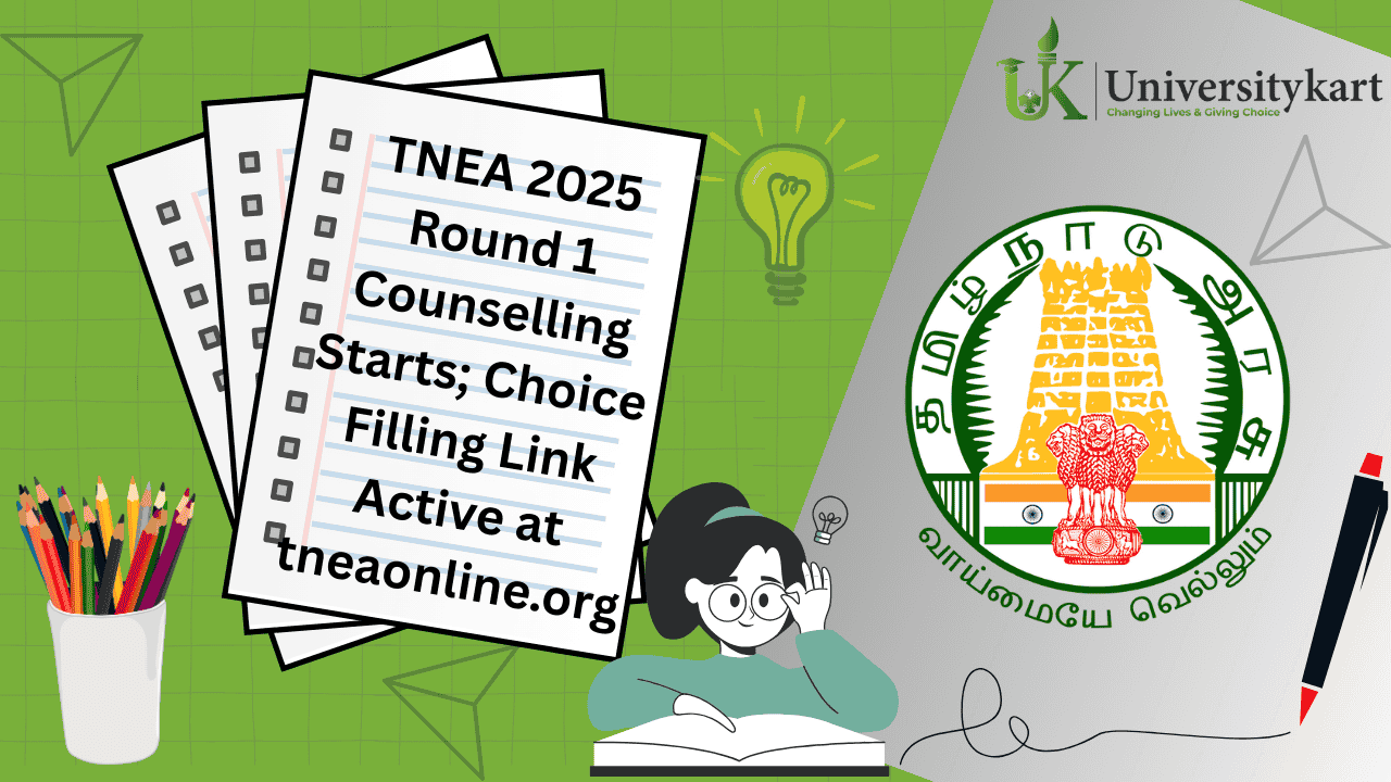 TNEA 2025 Round 1 Counselling Starts