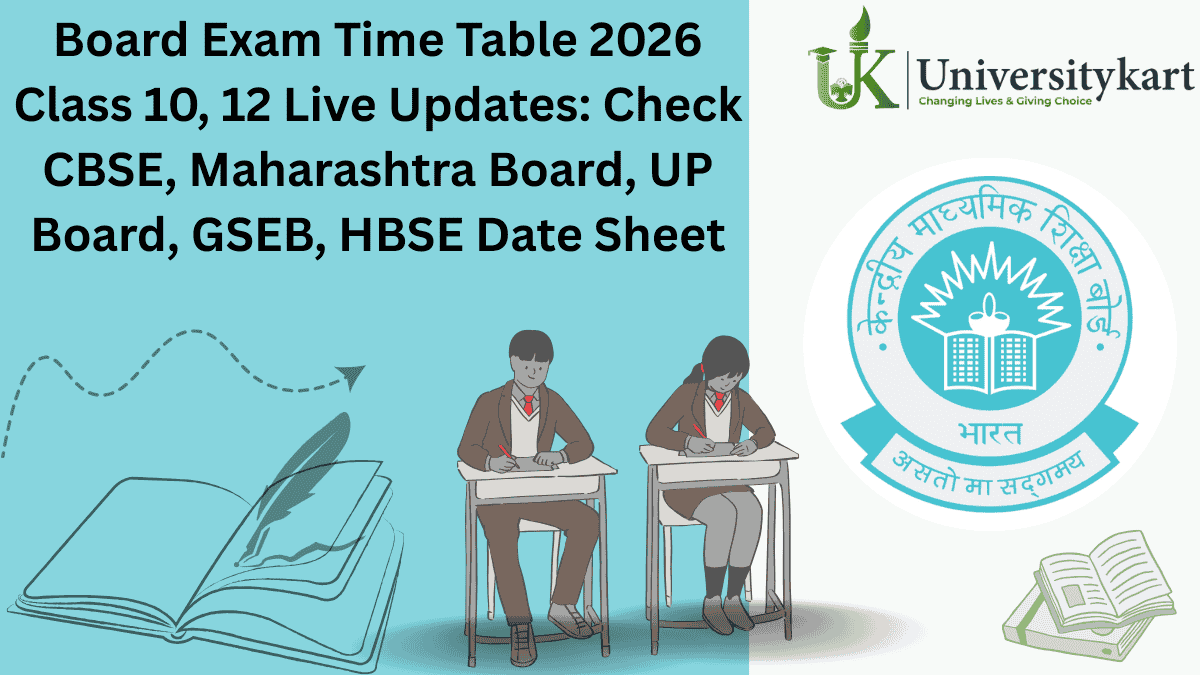 Board Exam Time Table 2026
