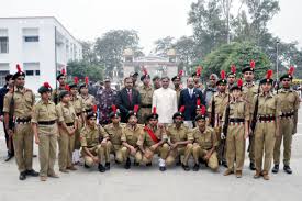 NCC Student Group Photo Dr. Rammanohar Lohia Avadh University in Ayodhya