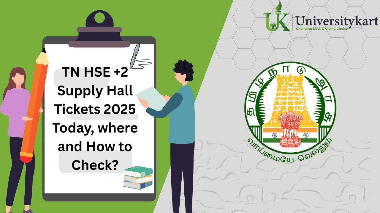 TN HSE +2 Supplementary Hall Tickets 2025 Today