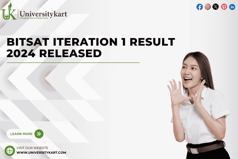 BITSAT Iteration 1 Result 2024 Released