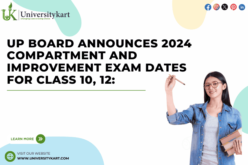 UP Board class 10, 12 Compartment/ Improvement Exam Announces