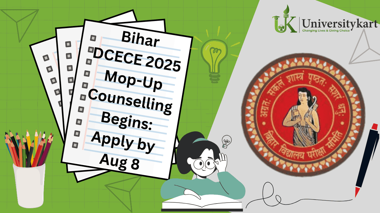 Bihar DCECE 2025 Mop-Up Counselling Begins