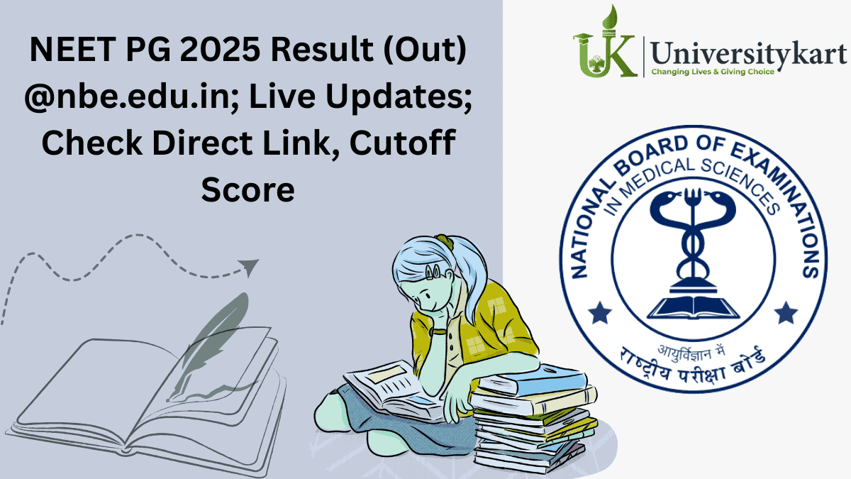 NEET PG 2025 Result Declared @nbe.edu.in