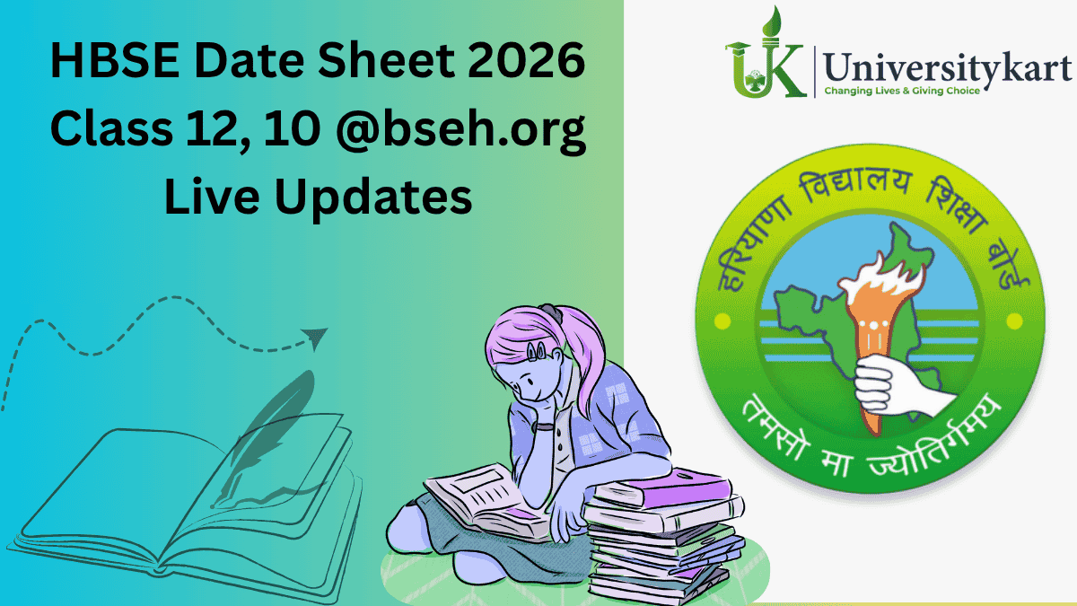 HBSE Class 12 & 10 Date Sheet 2026 Live