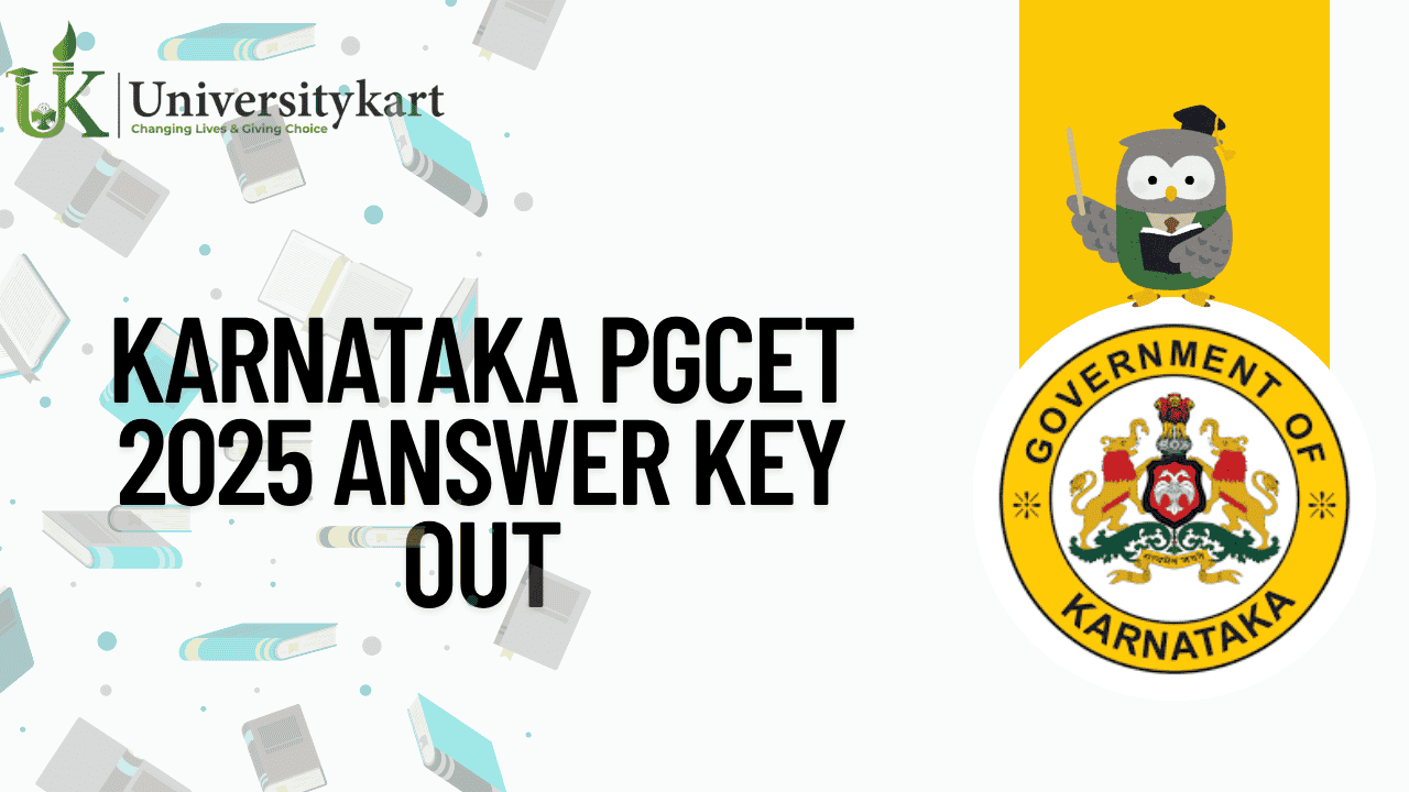 Karnataka PGCET 2025 Answer Key OUT 