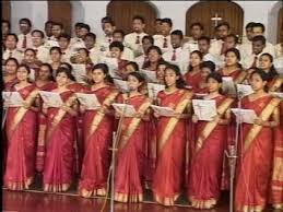 Students of Madras Christian College in New Delhi