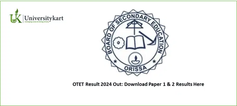 OTET Exam Result 2024 Out