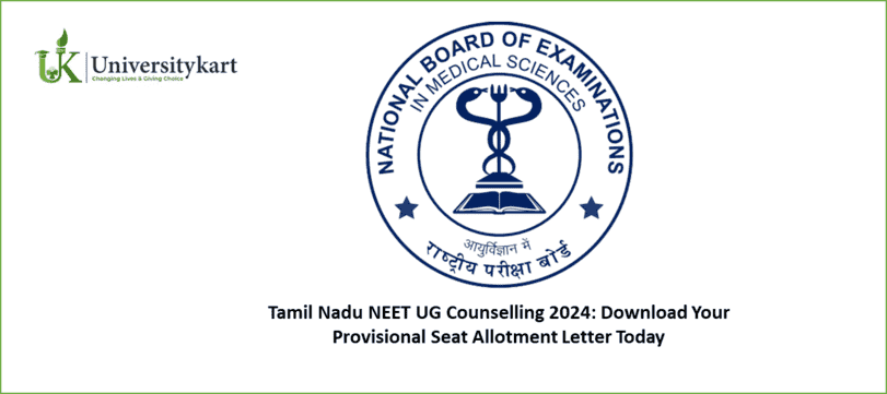 Tamil Nadu NEET UG Counselling 2024