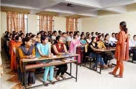 Classroom D.A.V. Mahavidyalaya, in Sri Ganganagar