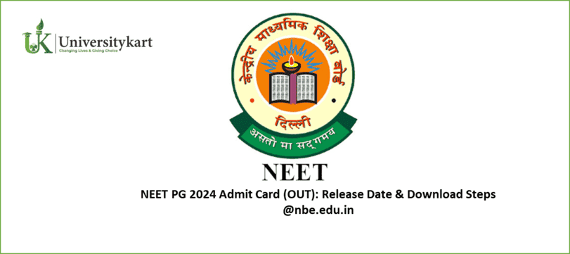 NEET PG 2024 Admit Card (Soon)