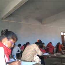 Students Kailashi Devi Shravan Kumari College in Jalaun