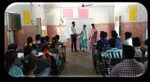 Class Room of Government Degree College, Buttaigudem in West Godavari	