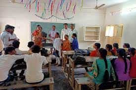 Class Room of Government Degree College, Alur in Kurnool	
