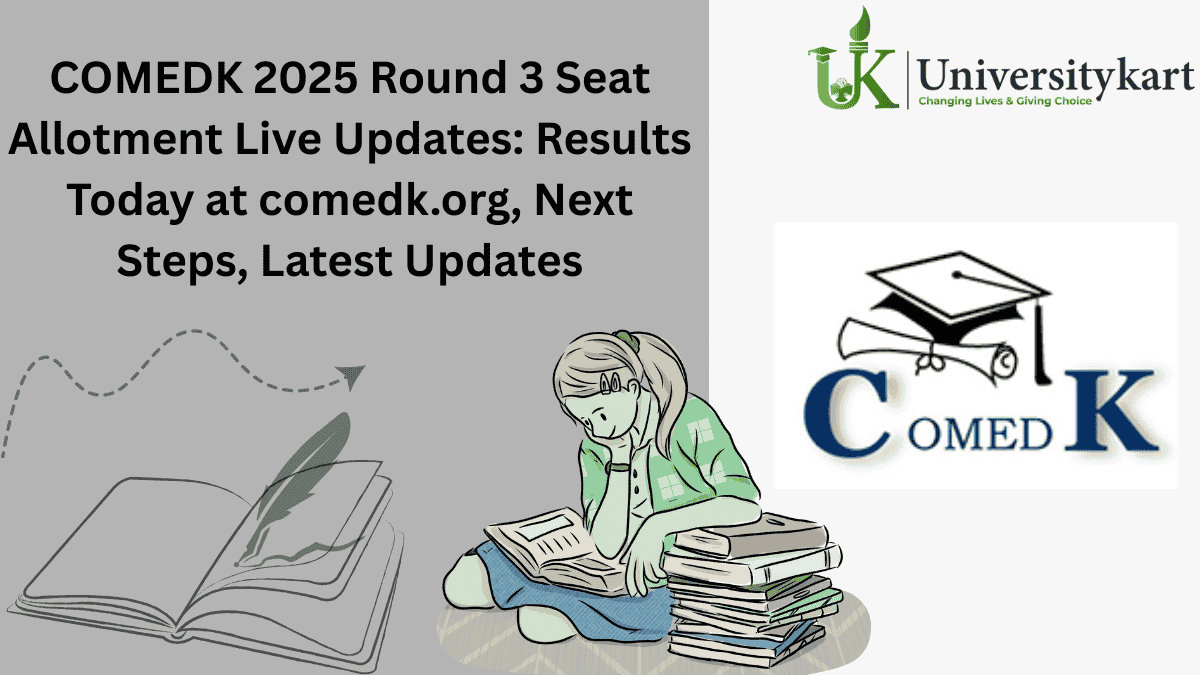COMEDK 2025 Round 3 Allotment LIVE