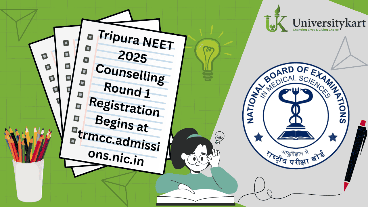 Tripura NEET 2025 Counselling Round 1 Registration Begins