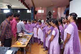 Students of Government Degree College, Eluru in West Godavari	