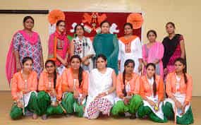 Group Photo B.L.M. Girls College  in Jalandar