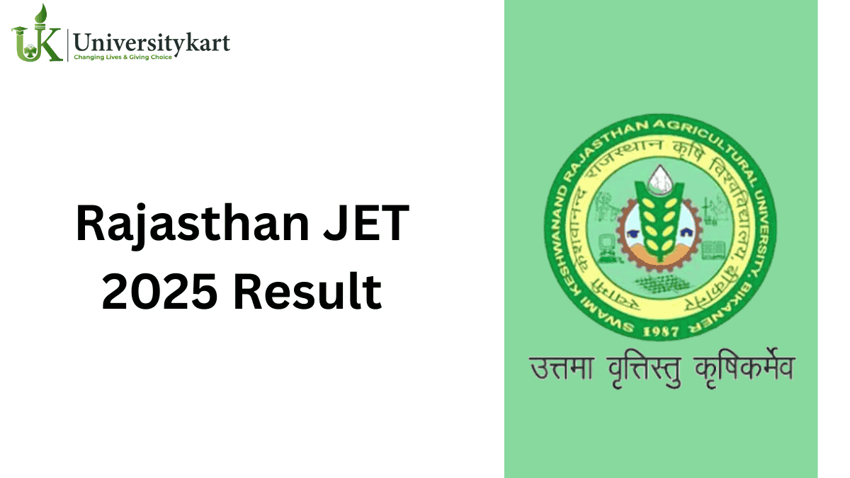 Rajasthan JET Result 2025