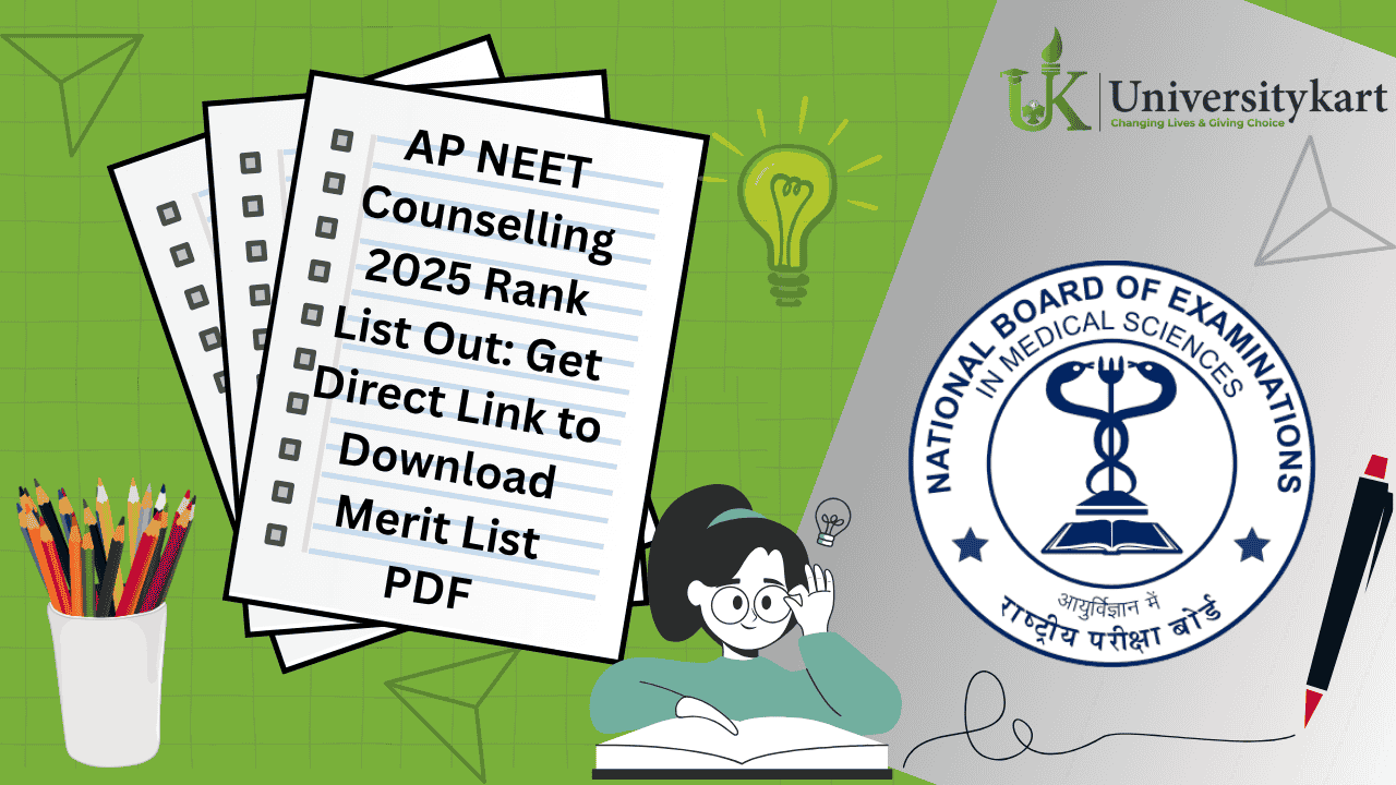 AP NEET Counselling 2025 Rank List Out