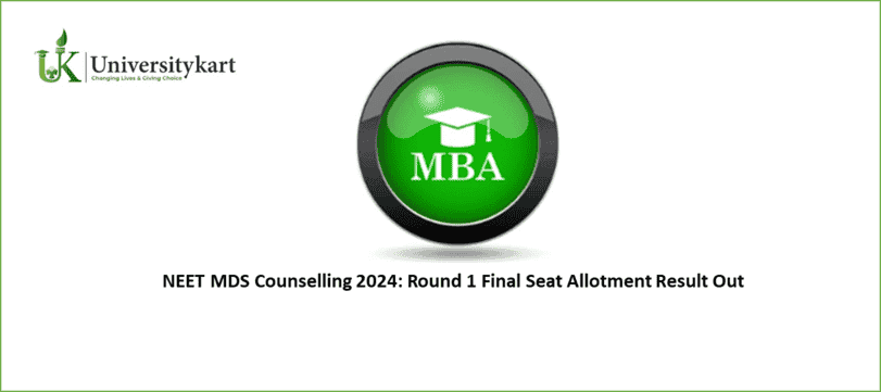 NEET MDS Counselling 2024 Result Out