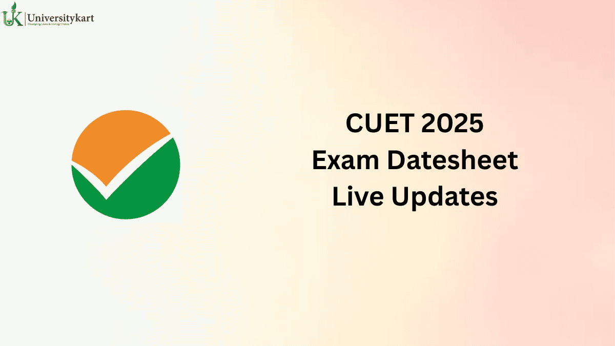 CUET UG 2025 Datesheet Live Updates
