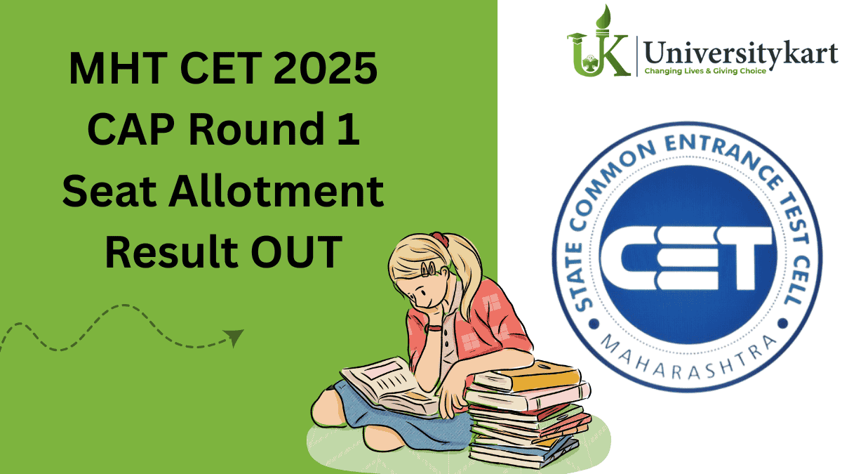 MHT CET CAP Round 1 Seat Allotment Result 2025