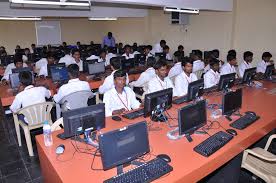 Computer center of Government Degree College, Kuppam in Chittoor	