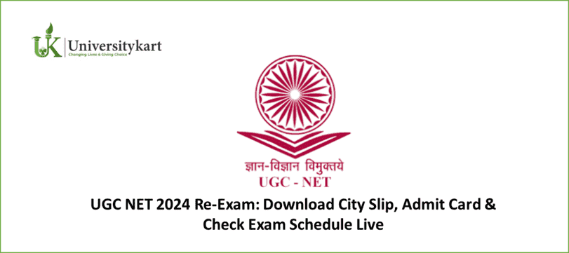 UGC NET 2024 Re-Exam Download City Slip