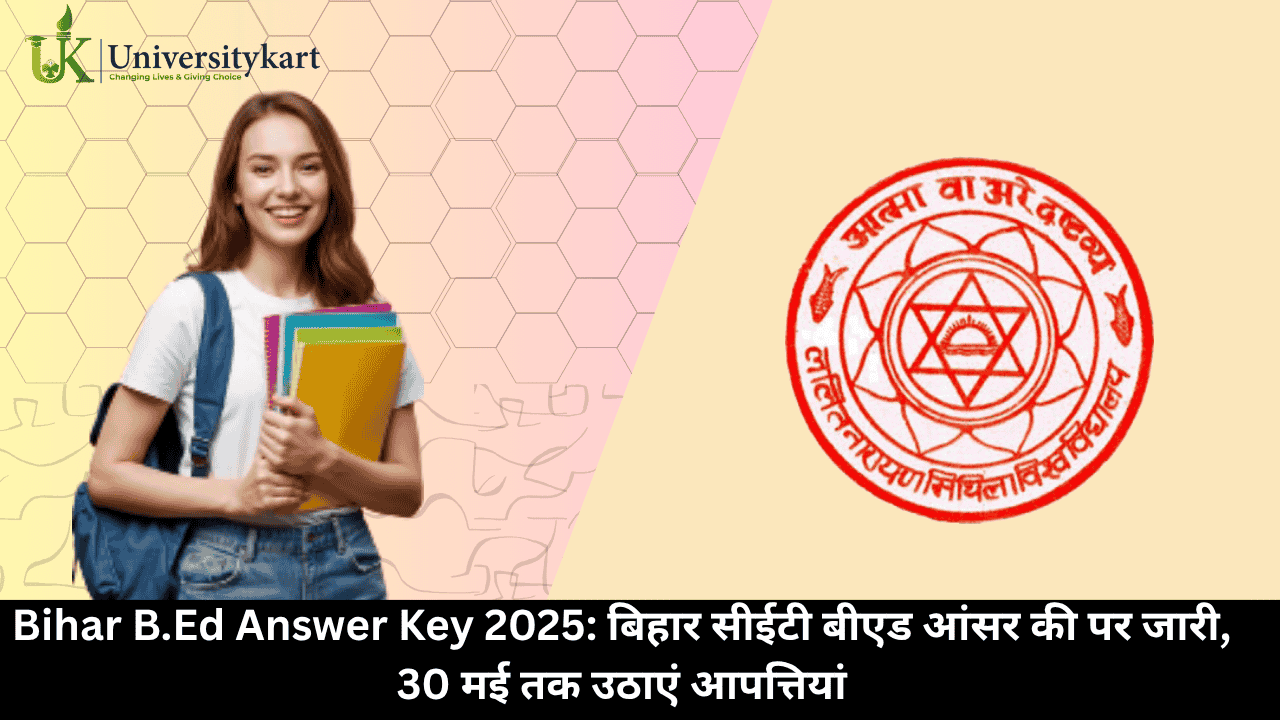 Bihar B.Ed Answer Key 2025