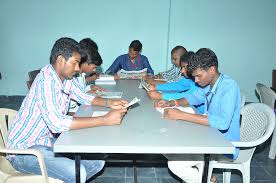 Library of Government Degree College, Kuppam in Chittoor	