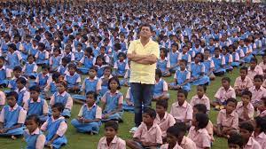 Yoga Activity  Kalinga Institute of Social Sciences in Bhubaneswar